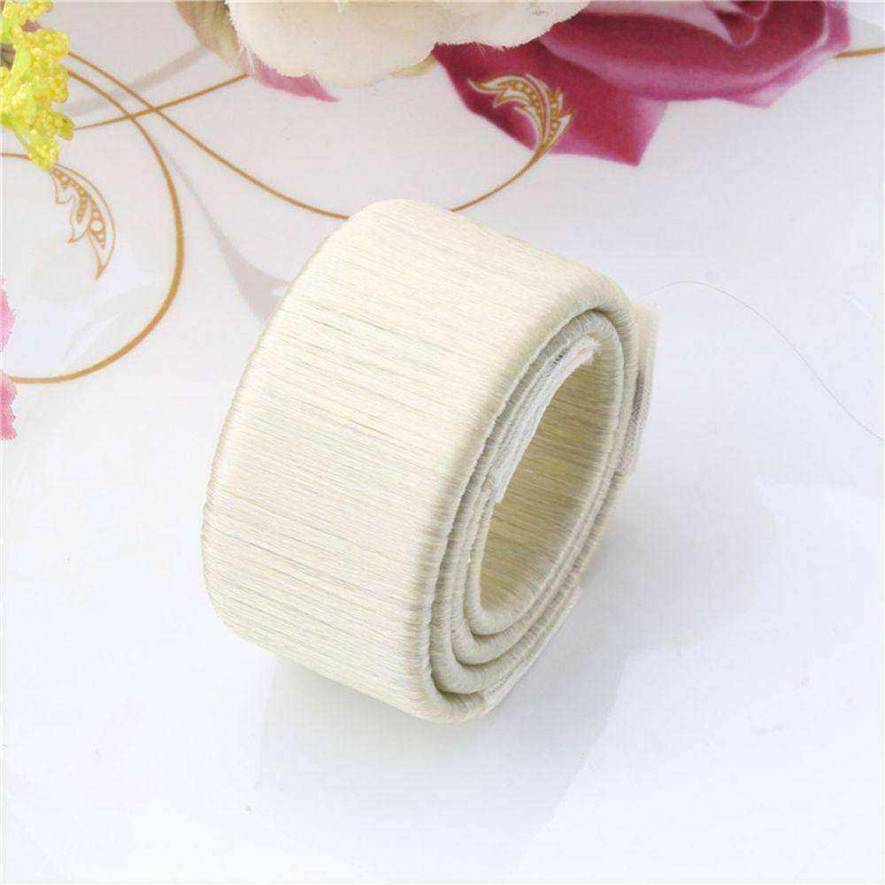 Women Unique Synthetic Hair Wig Donut Styling Headband