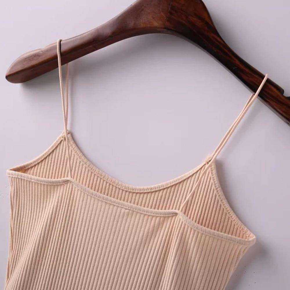 Spaghetti Strap Rubber Bodycon Slim Sheath Mini Dress