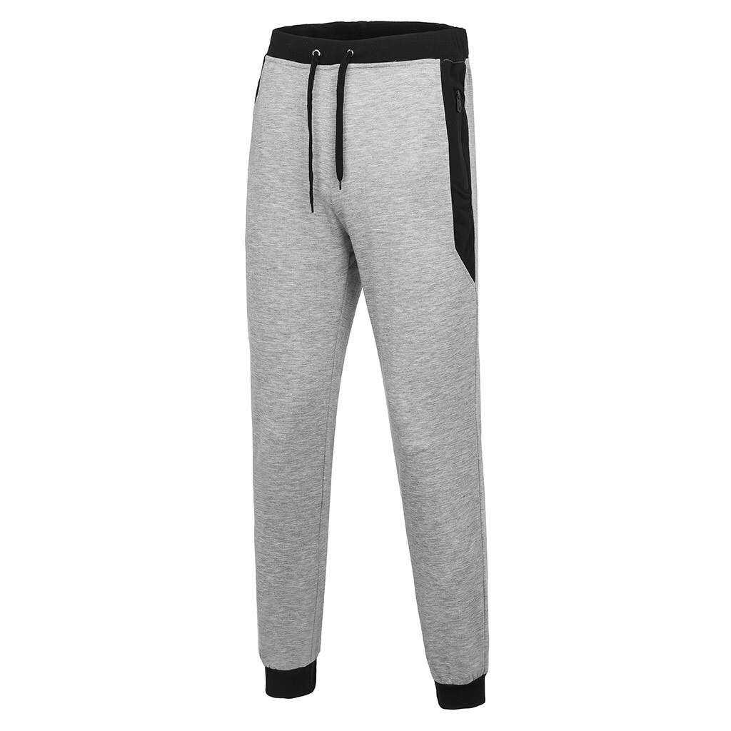 Men's Casual Cotton Tights Gray  Long Ankle Super Elastic Trousers/Pants