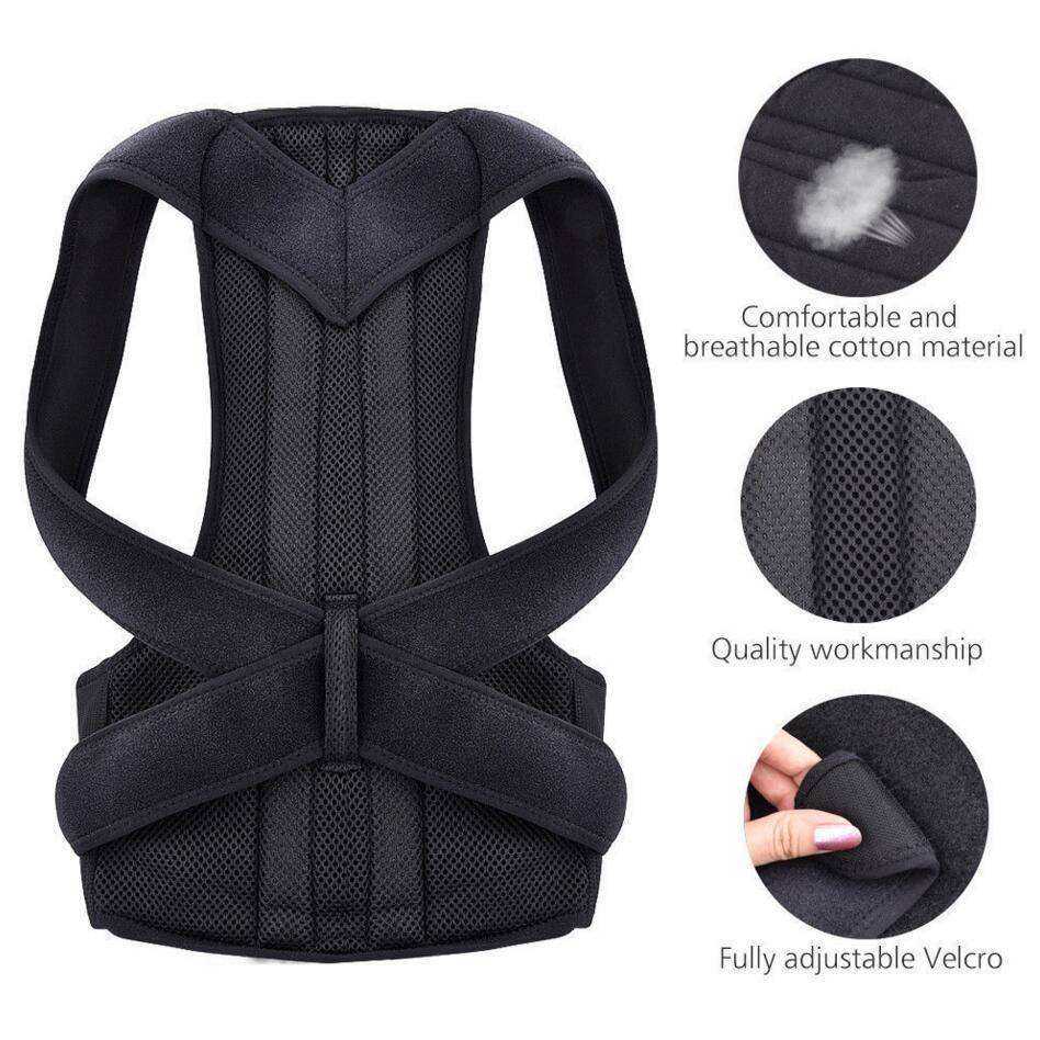 Adjustable Back Posture Corrector Brace Support Belt