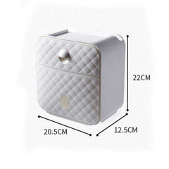 Waterproof Toilet Paper Roll Holder Wall Mounted Stand Case Tube Storage Box