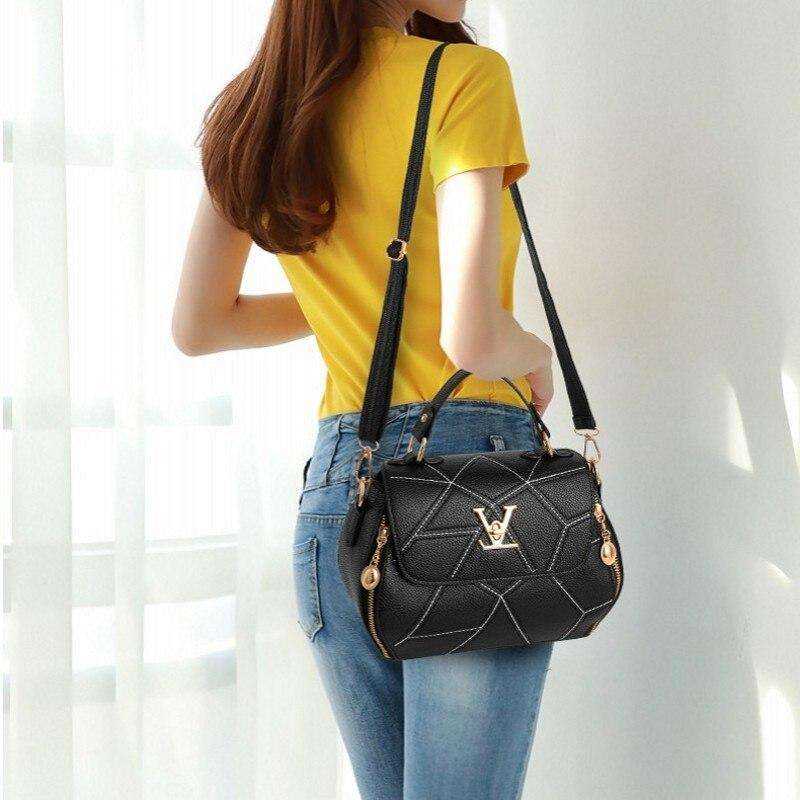 Aesthetic V Brand Luxury Clutch Designer Leather Womens Bag Purse