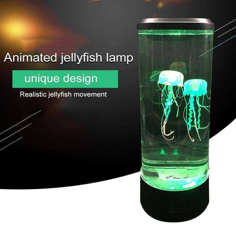 7 Color Changing LED Jellyfish Lamp Aquarium USB Charging