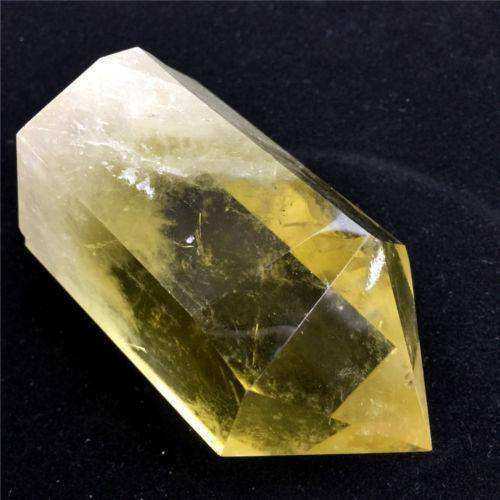 Natural Citrine Healing Quartz Crystal Polished Wand Point