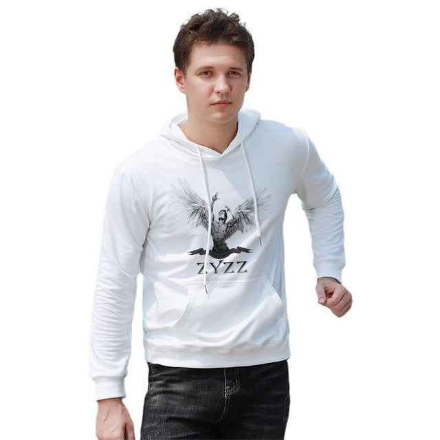 Zyzz Mens Hoodies Zyzz Cotton Hoodie Fashion Loose Long Sleeve Pullover Hoodie Men XL Autumn