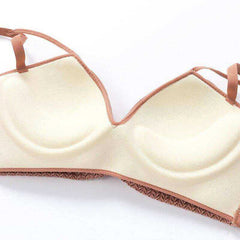 Thick Cup Push Up Bras Bone-free Wireless Black Gather Small Breast Bras