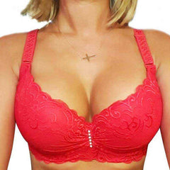 Women Big Large Size Push Up Bras Bralette Lace Intimates Sexy Lingerie Undrwear