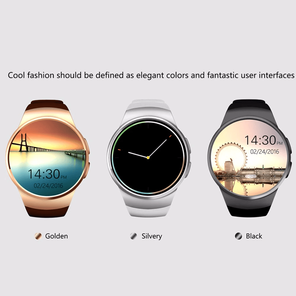 KW18 Smart Watches Phone With Heart Rate Monitor