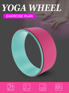 Yoga Circles Pilates Waist Shape Bodybuilding Fitness Roller Wheel