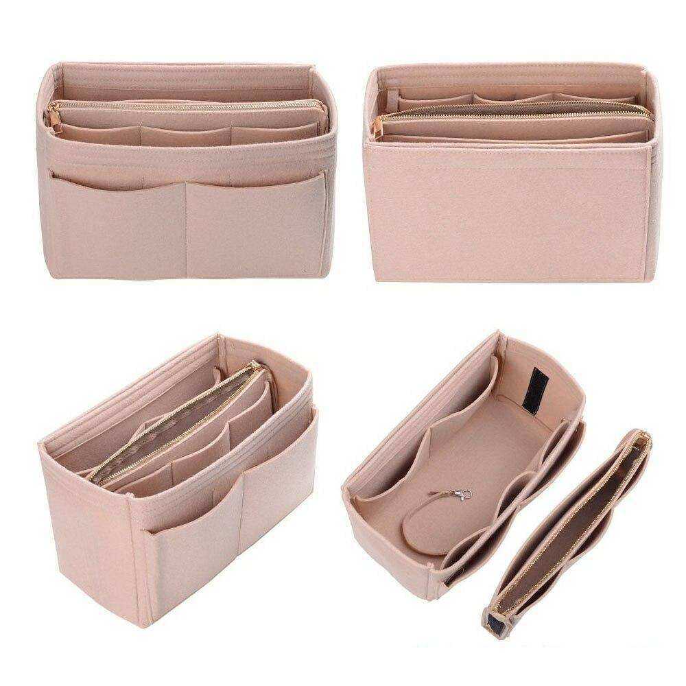 Make up Organizer Insert Bag For Handbag & Purse