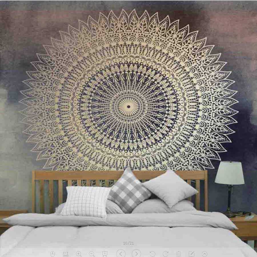 Indian Mandala Room Wall Decoration Hanging Bedding Tapestry