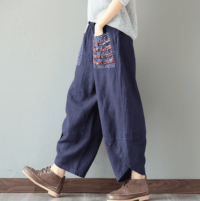 Wide Leg Harem Pants