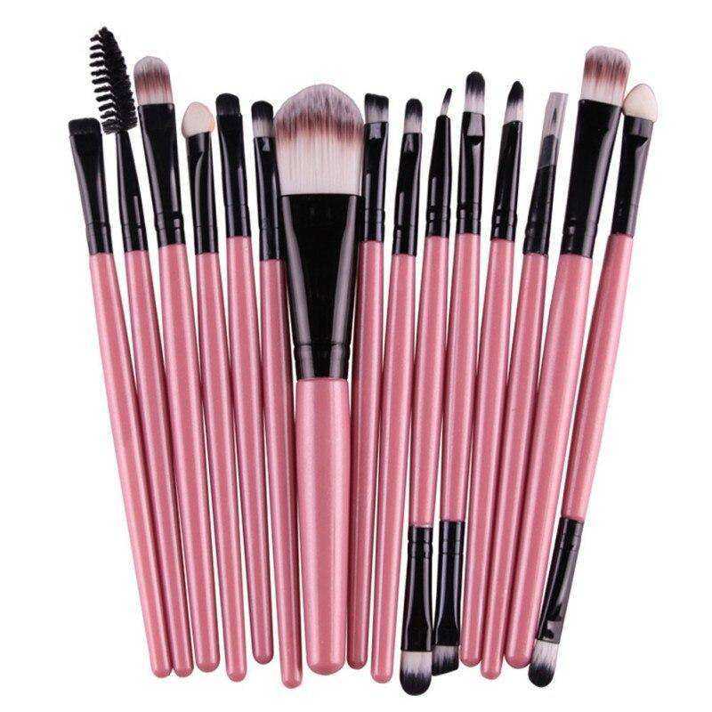 15 Pcs Adorable Cosmetic Makeup Brush Set