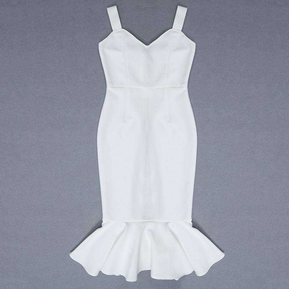 Beautiful Mermaid Bandage Bodycon V Neck Dress