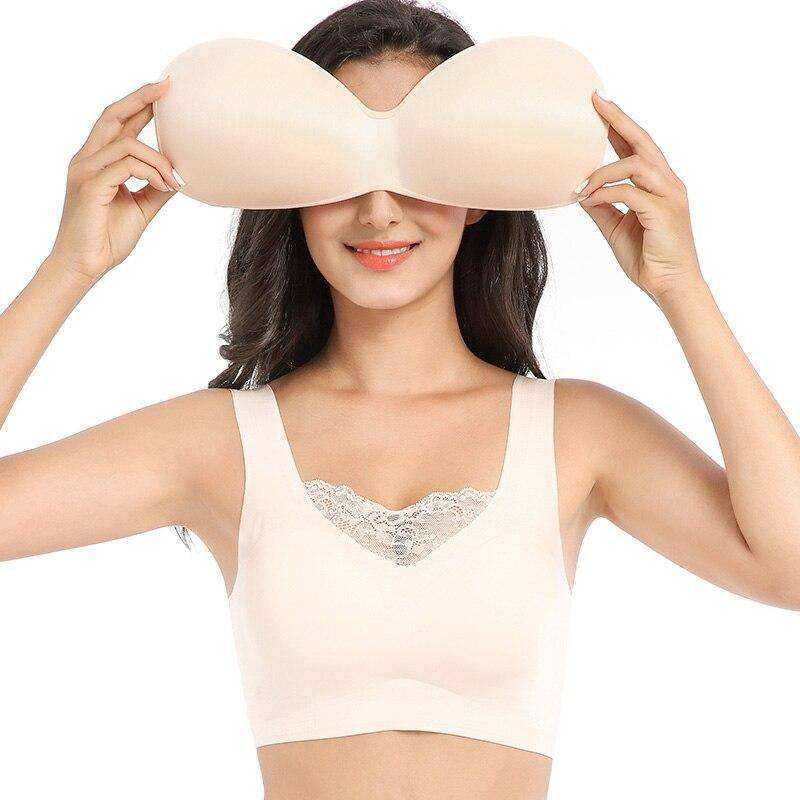New Seamless bras bralette lace vest sexy crop top