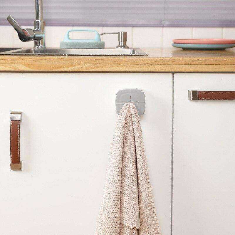 Towels Wash Cloth Clip Hooks Wall Mount Organizer