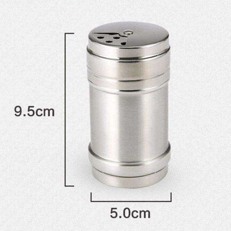 Stainless Steel Rotatable Salt and Spice Shakers