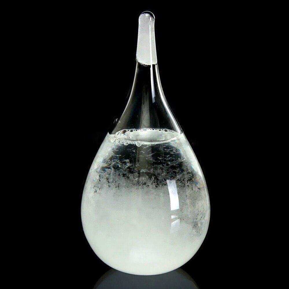 Transparent Droplet Storm Forecast Predictor Monitor Bottle