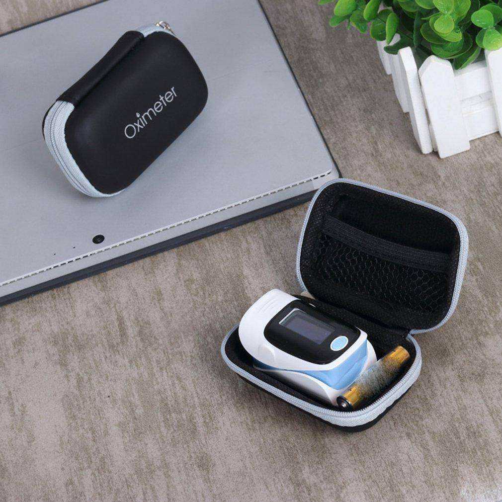 Oximeter Fingertip Pulse Portable Zipper Carry Pouch