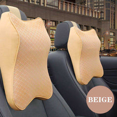 1PCS Car Adjustable Neck Pillow Head Restraint 3D Memory Foam