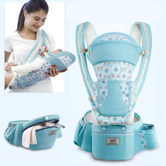 Aesthetic Ergonomic Hipseat Front Facing Kangaroo Wrap Baby Carrier