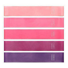 Aesthetic Workout 5 Piece Set Fitness Resistance Bands Home Workout Band For Women