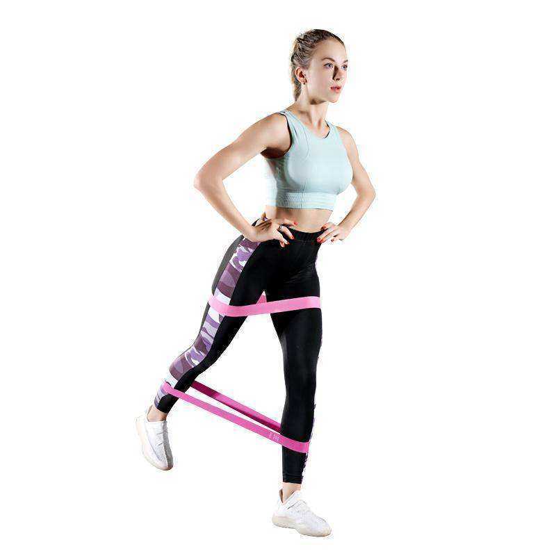 Aesthetic Workout 5 Piece Set Fitness Resistance Bands Home Workout Band For Women