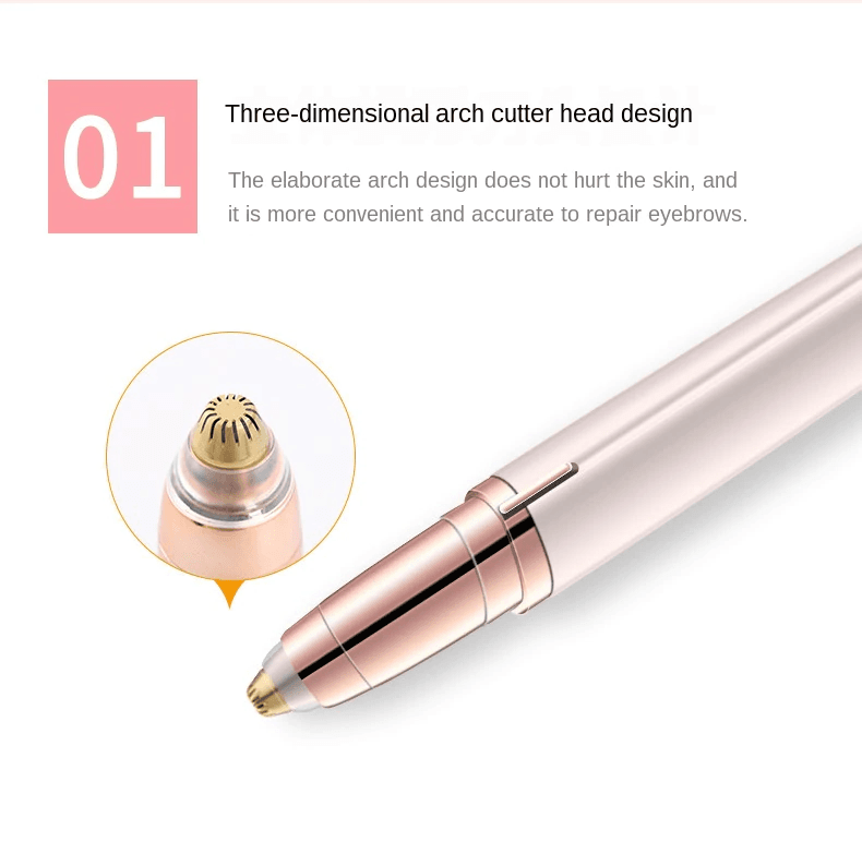 Mini Electric Eyebrow Trimmer Painless Epilator