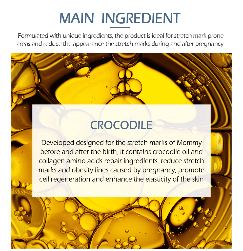 Crocodile Stretch Marks Remover Body Repair Cream