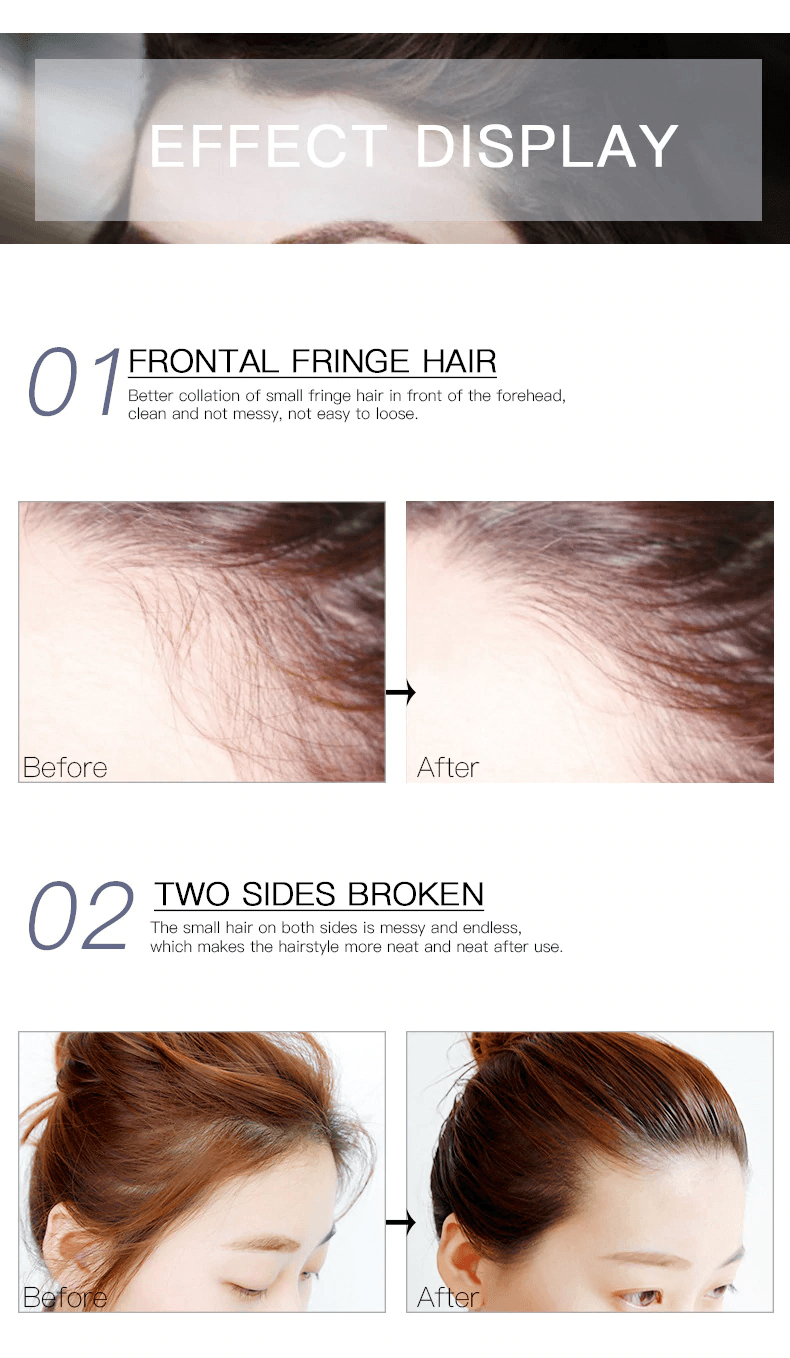 New 18ml Broken Hair Artifact Finishing Stick Liquid Cream