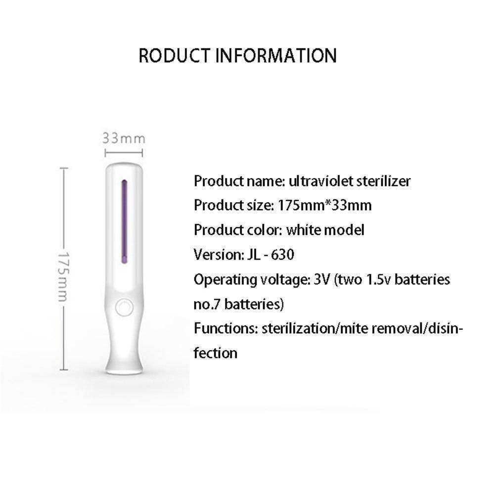 Handheld Pet UV Sterilizer Light Disinfection Lamp