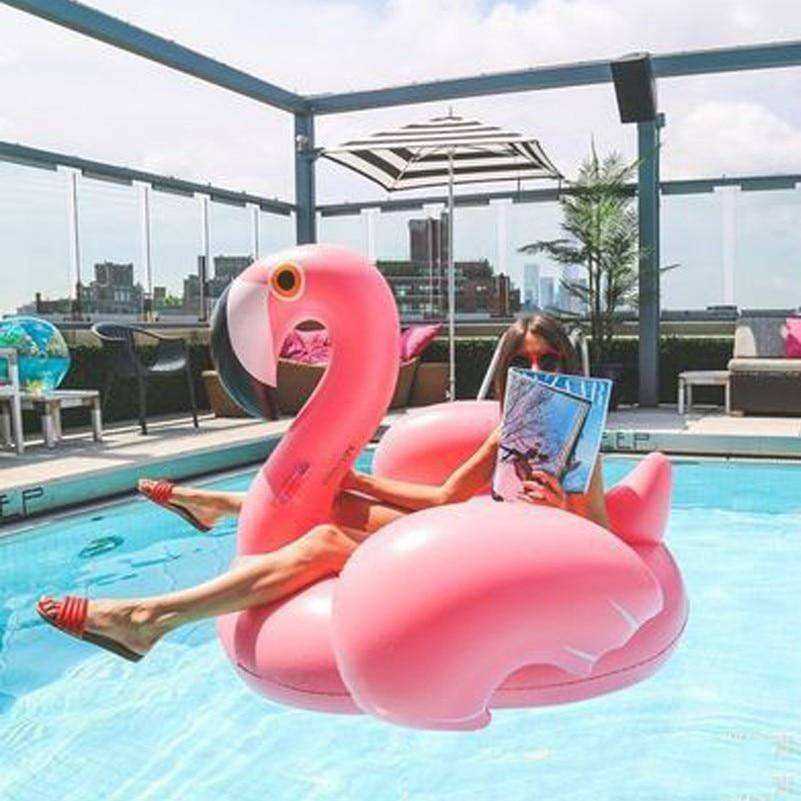 High Quality Inflatable Ride On Flamingo & Swan Swimming Pool Float