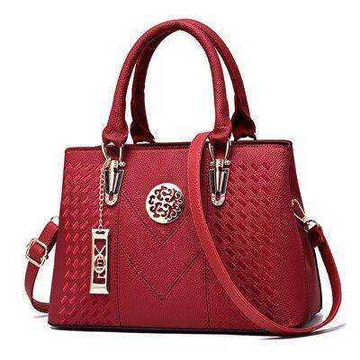 Embroidery Messenger Women Leather Handbags