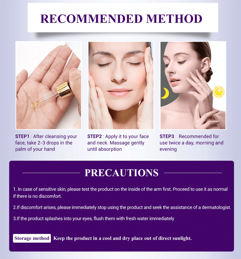 Rapid Skin Firming Lifting Face Essential Oil Massage