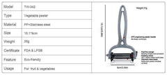 Multi functional 360 Degree Rotary Vegetable Peeler