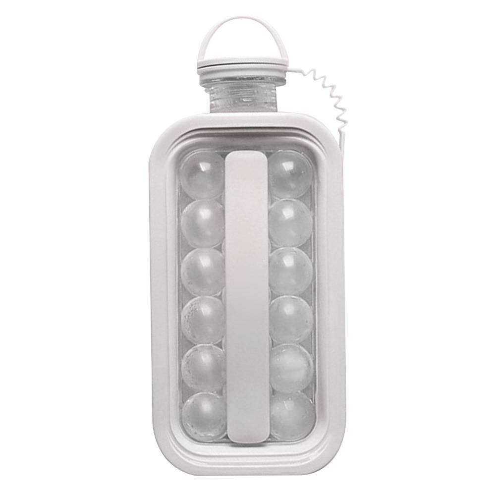 Folding Ice Ball Maker Kettle Flat Body Portable With Lid For Cold Drink