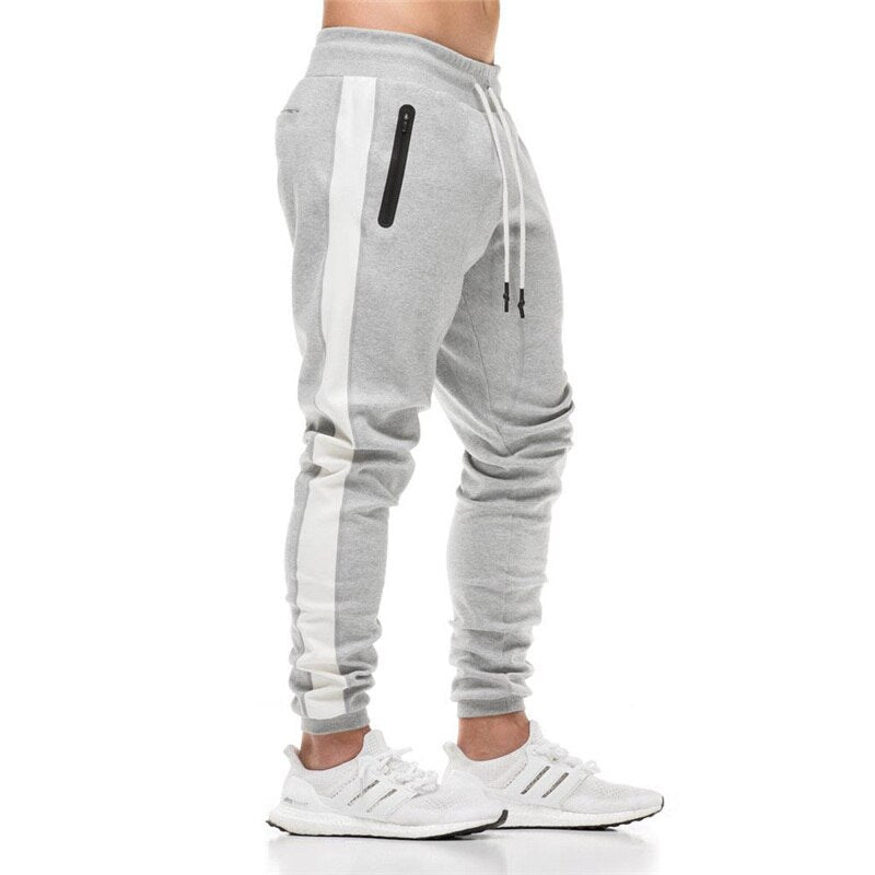 Mens Jogger sportswear Pants Casual Elastic cotton Mens Fitness Workout Pants skinny Sweatpants Trousers Jogger Pants - AWAKENING AESTHETICS
