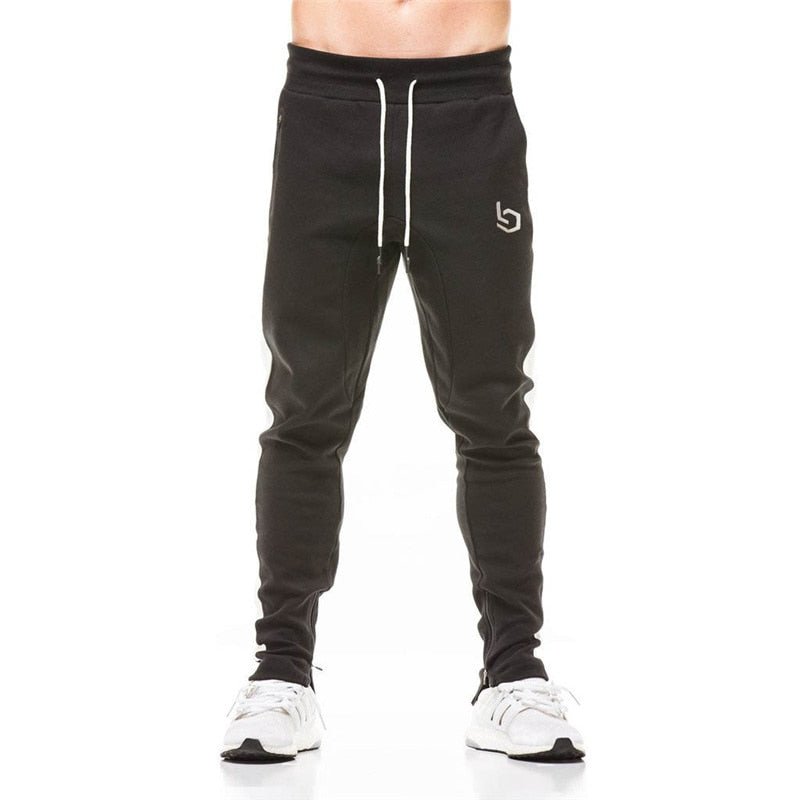 Mens Jogger sportswear Pants Casual Elastic cotton Mens Fitness Workout Pants skinny Sweatpants Trousers Jogger Pants - AWAKENING AESTHETICS
