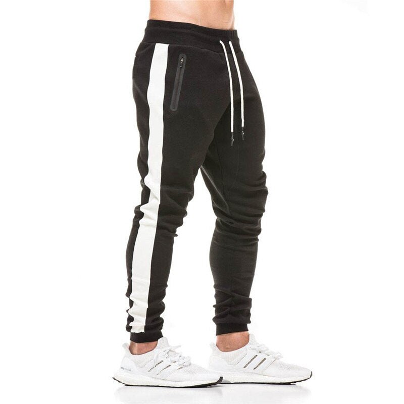 Mens Jogger sportswear Pants Casual Elastic cotton Mens Fitness Workout Pants skinny Sweatpants Trousers Jogger Pants - AWAKENING AESTHETICS