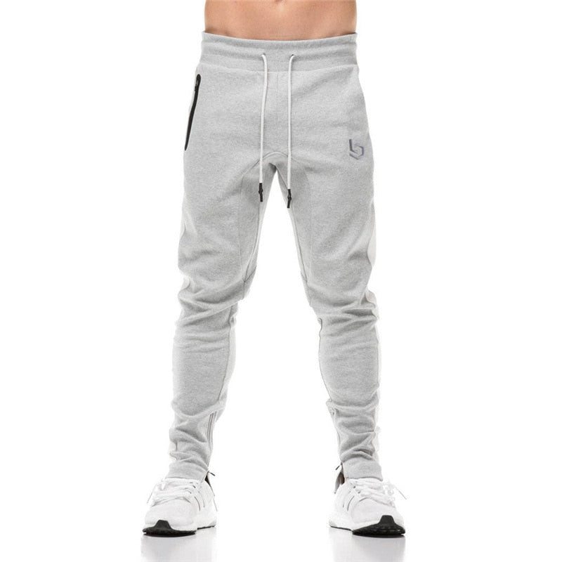 Mens Jogger sportswear Pants Casual Elastic cotton Mens Fitness Workout Pants skinny Sweatpants Trousers Jogger Pants - AWAKENING AESTHETICS
