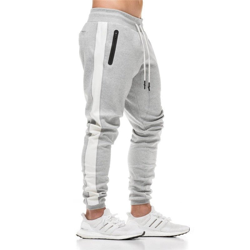 Mens Jogger sportswear Pants Casual Elastic cotton Mens Fitness Workout Pants skinny Sweatpants Trousers Jogger Pants - AWAKENING AESTHETICS