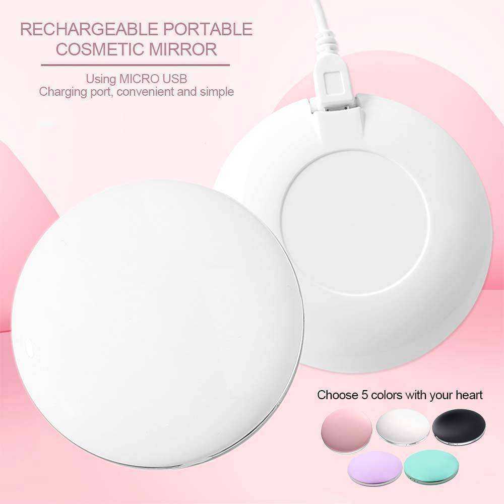 Aesthetic Portable Cosmetic LED Mini Makeup Mirror