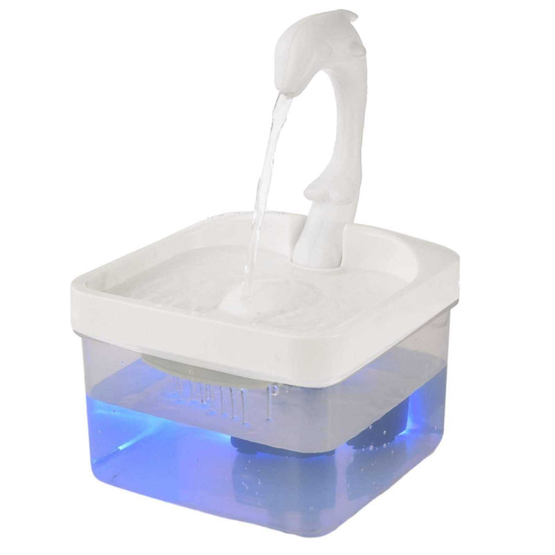 New 2L Swan Neck Pet Cat Dog Automatic Drinker Water Fountain