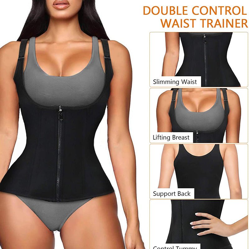 New Corset Zipper Vest Body Shaper For Women - AWAKENING AESTHETICS