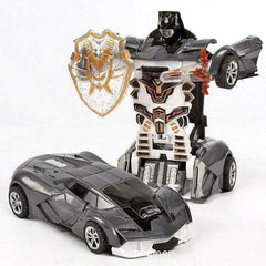 New One - key Automatic Transform Robot Funny Diecasts Plastic Model Car Kid Toys - AWAKENING AESTHETICS