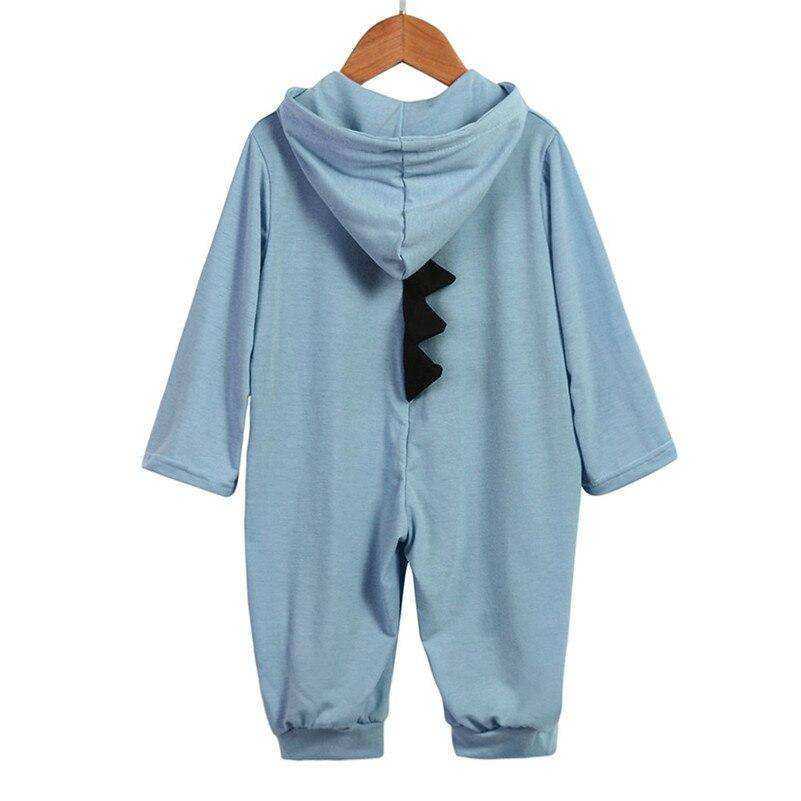Newborn Dinosaur Onesie Hooded Romper Jumpsuit For Babies