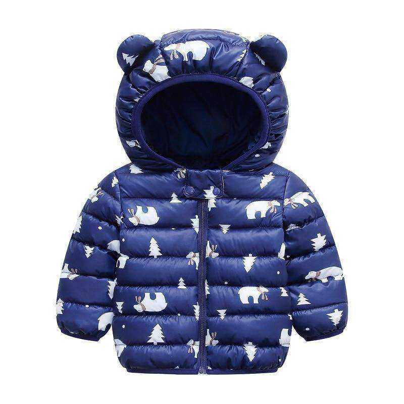 Warm Winter Zipper Hooded Children's Jackets