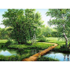 New Nature Scenery Paintings Full Square Landscape