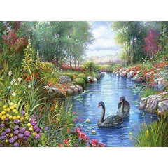 New Nature Scenery Paintings Full Square Landscape