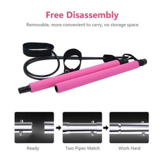 Pilates Resistance Band Yoga Pull Rod